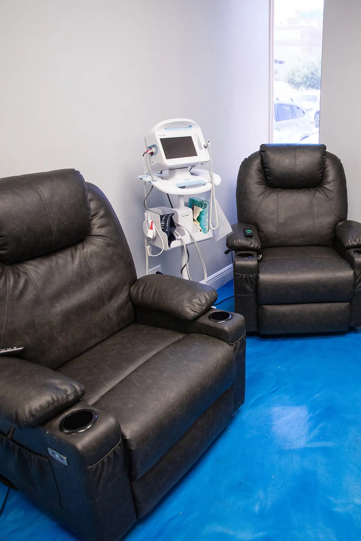 Chairs in clinic room