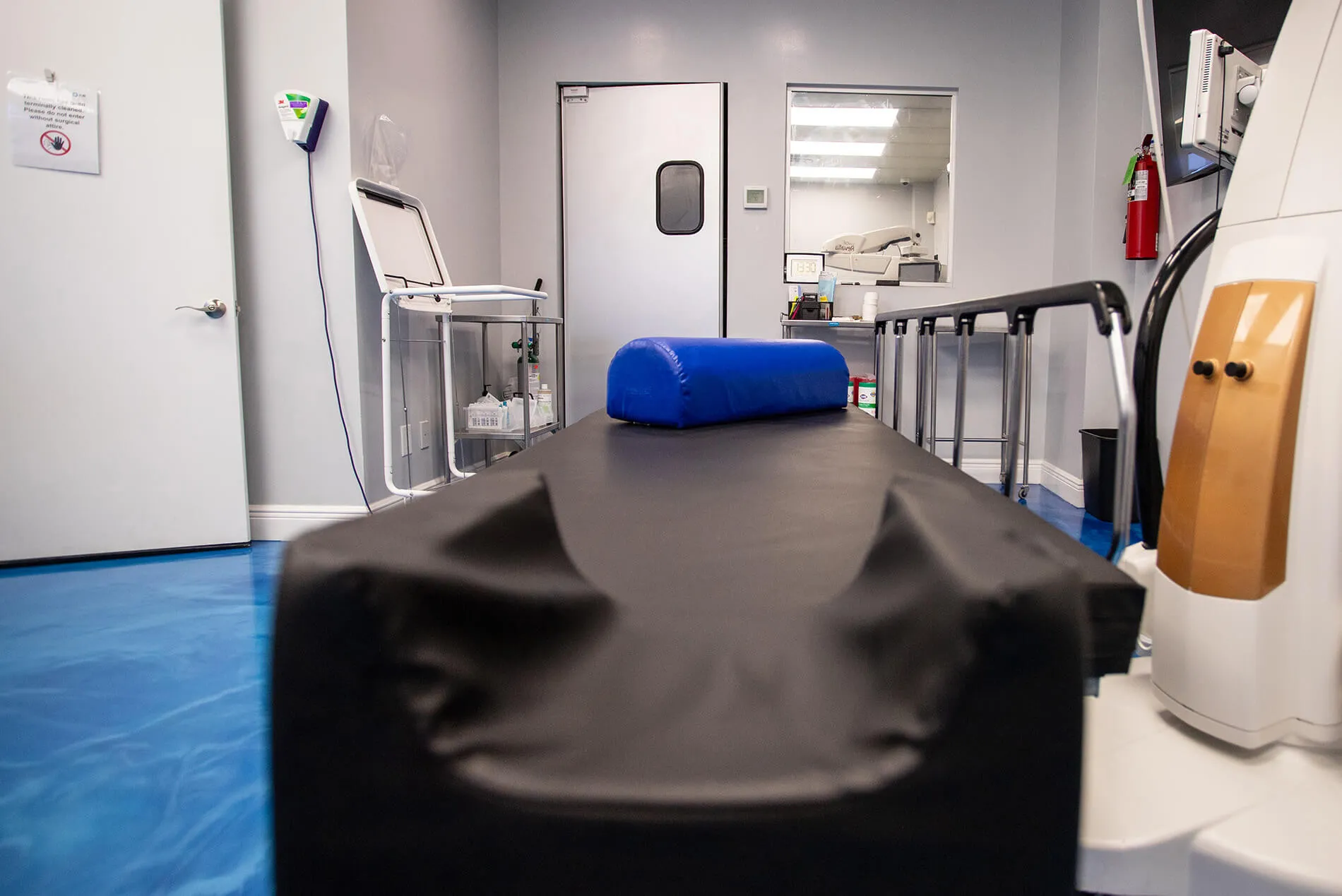 Inside surgery suite