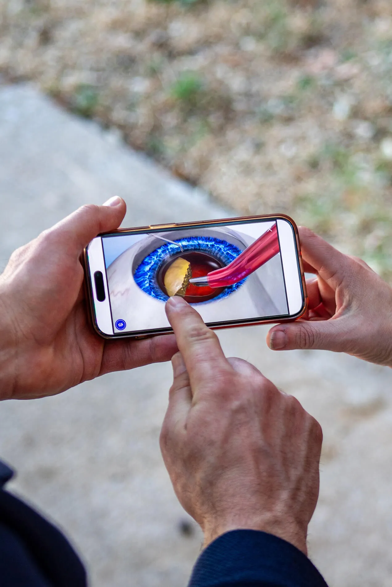 Media Intro Watching video on phone