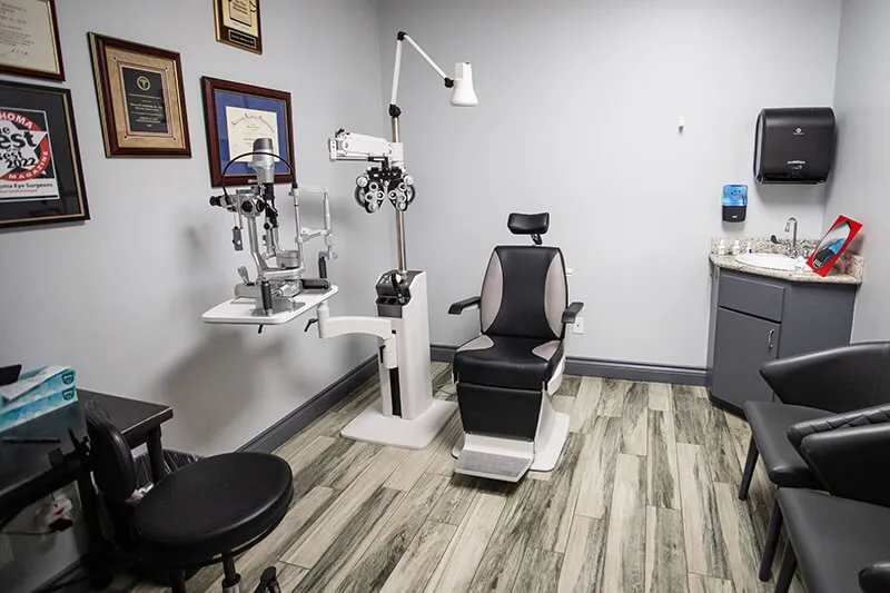 Resources - Exam Prep Eye examination room