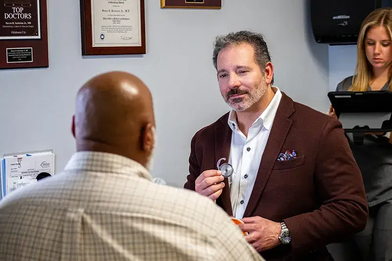 Media - Story & Testimonials Dr. Sarkisian with patient