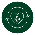 Icon to represent post-surgery recovery